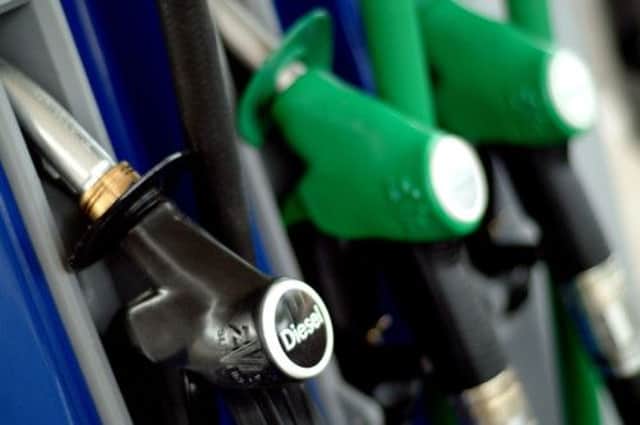 Picture: Petrol pumps - diesel.