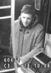 CCTV image of man police would like to speak to after an alleged attempted robbery on a Maltby bus