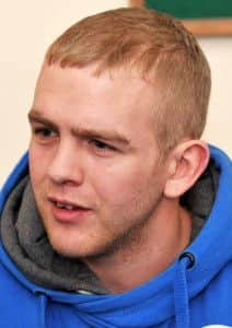 Drugs and Alchohol case study, pictured speaking to Worksop Guardian chief reporter Chantal Spittles is Shaun Willott (w130206-5f)