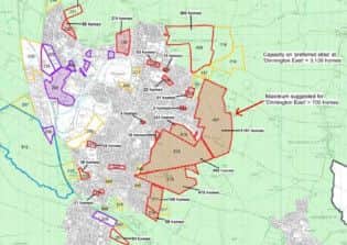 Potential sites for housing, including greenbelt land