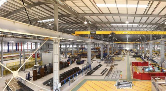 The major structural components for the new Crossrail station at Custom House in East London will be manufactured off site at Laing ORourkes state of the art facility Explore Industrial Park in Steetley.