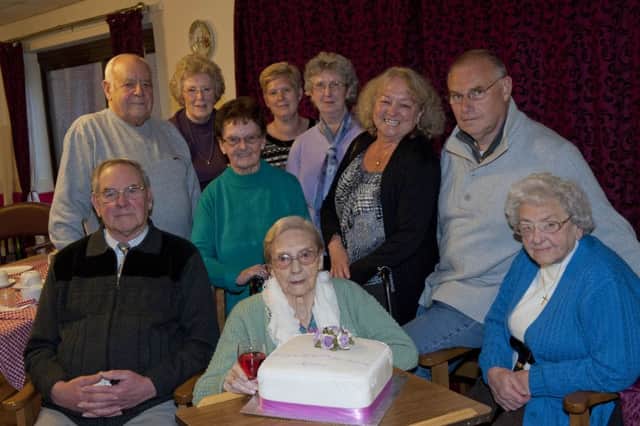 Agnes Brooks 100th birthday celebration at the Victoria Care Home