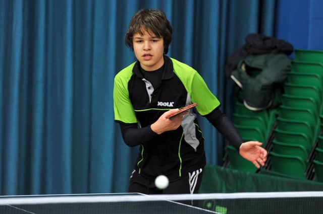 Gainsborough Table Tennis league, pictured is Daniel Davies (G130212-6q)