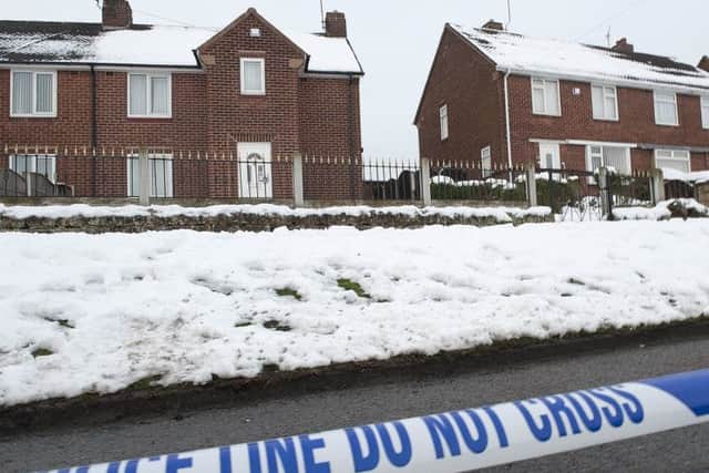 Police cordoned off part of Netherton Road after the robbery