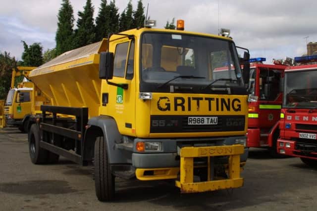 Notts county council gritter