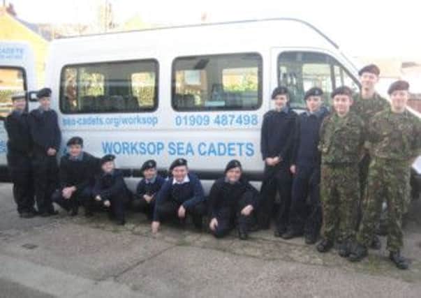 Worksop Sea Cadets and Royal Marines Cadets have bought a new minibus after receiving funding from Sainsburys