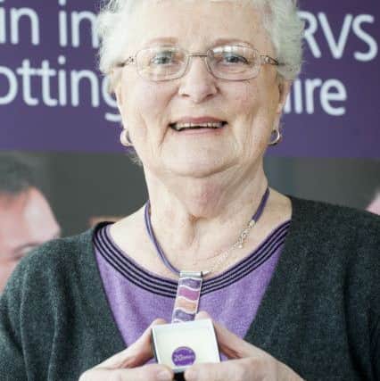 WRVS Brenda Willand received the 20 year service badge
13 March 2013
Image © Paul David Drabble
