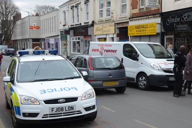 Police seize a stolen van on Ryton Street.