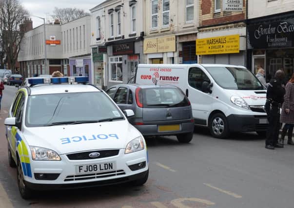 Police seize a stolen van on Ryton Street.