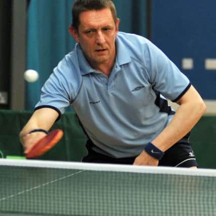 Gainsborough Table Tennis league, pictured is Mark Ayris (G130212-6v)