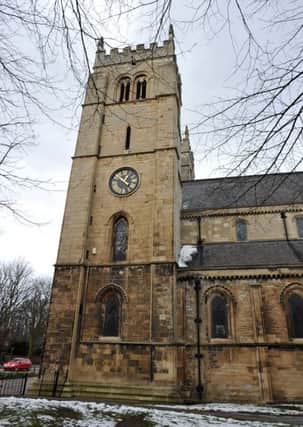 The clock on Priory Church is now back in full working order (w130326-1a)