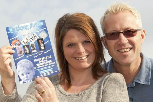 Ellie and Gaz Martin have organised a fundraising concert 'An Evening for Ben' in aid of the campaign to help find Ben Needham.