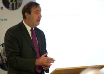 Police and Crime Commissioner Paddy Tipping launching his first Police and Crime Plan for Notts