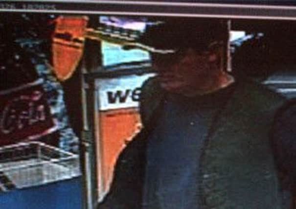 Do you recognise this man? We would like to speak to him in connection with a theft at Halfords, Carlton Road.