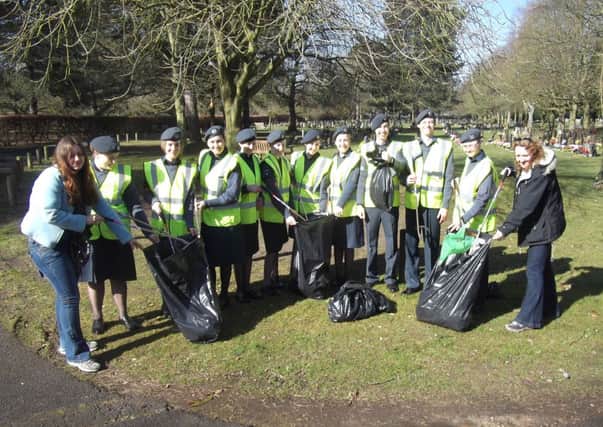 A squadron of Retford Air Cadets have helped to launch this years Big Bassetlaw Spring Clean, which runs until 5th May.
