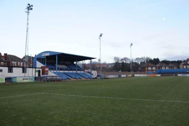 The Northolme Football Ground, Northolme, Gainsborough.Gainsborough Trinity v Hyde United.Picture: Game cancelled due to frozen pitch?