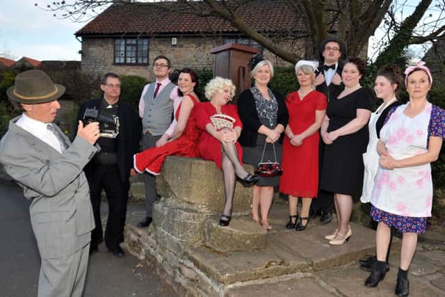 Whitwell Players dress rehearsal for their forthcoming production When We Are Married (w130424-1a)