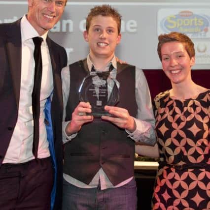 Bassetlaw Sports Awards 2012 with special guest, Mark Foster, an Olympian, European and Commonwealth Medallist and Olympic Games TV presenter and Crystal Lane, Olympic 2012 cyclist. Sportsman of the Year under 14, Joseph Seage, Swimming