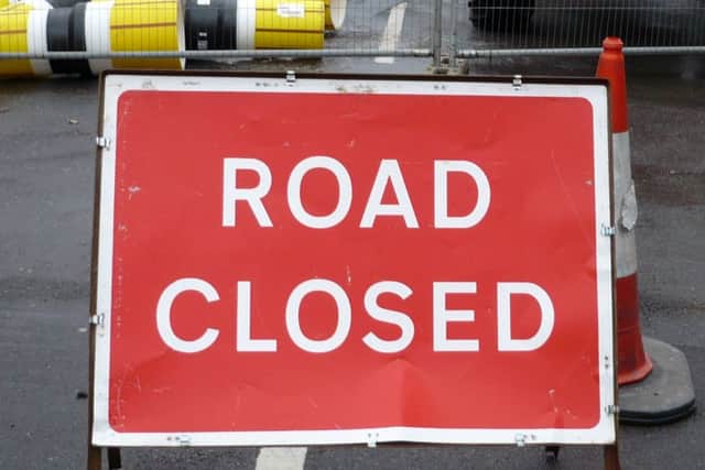 Road closed