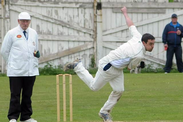 Kiveton Park v Ordsall Bridon, pictured is Ordsall Bridon bowler (w130520-4b)