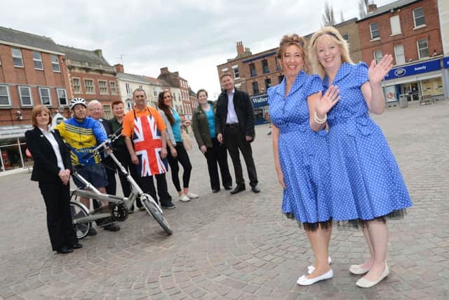 To mark 60 years since the Queen was coronated, Dawn Barren from Barren Bou has organised a special 1950s event in Gainsborough town centre on Saturday 1st June G130503-3a