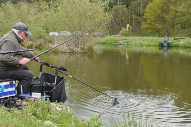 Alan Sipson fishing at Sherwood