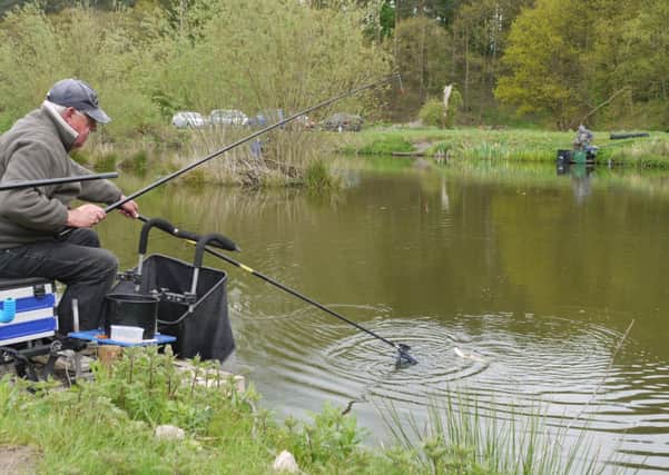 Alan Sipson fishing at Sherwood