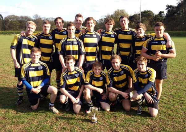 Tuxford Academys U18 Rugby team have made history by becoming county champions for the