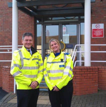 Worksop South West beat team PC Jason Crofts and PCSO Jaime Shaw