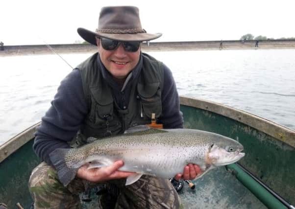 Cliff Ornsby with a 10lb 7oz catch at Toft Newton