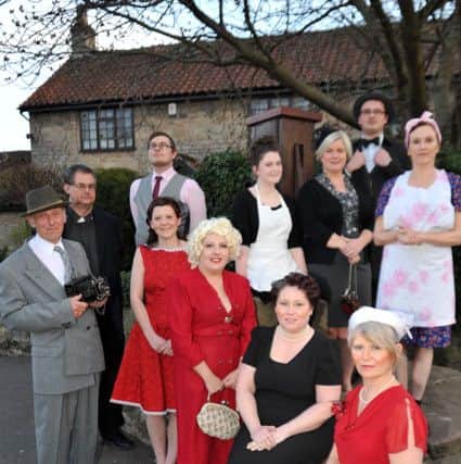 Whitwell Players dress rehearsal for their forthcoming production When We Are Married (w130424-1b)