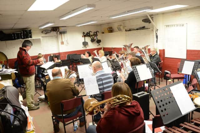 Dinnington Colliery Band came 1st in the third section competition at the Buxton Brass Band Festival G130501-2c