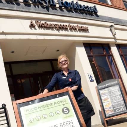 The Sweyn Forkbeard in Gainsborough has been scored 5 out of 5 in the lastest food hygiene ratings G130604-2
