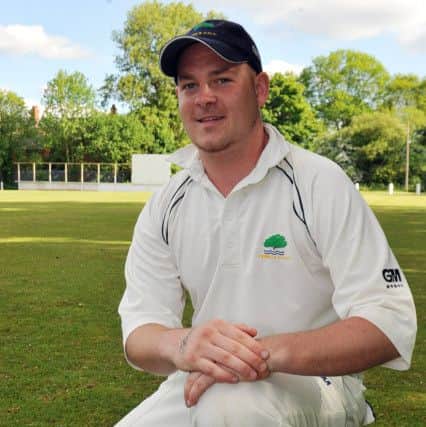 Chris Tindle, who took record bowling figures for Firbeck on Saturday (w130604-5d)