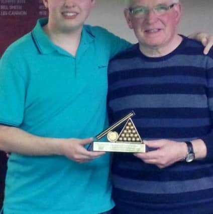 Ken Tomlinson, presented with his award by Antony Coupe