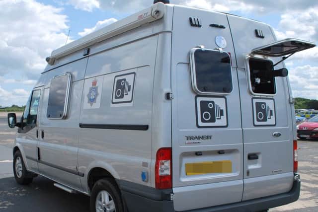 North Yorkshire Police's mobile speed camera van