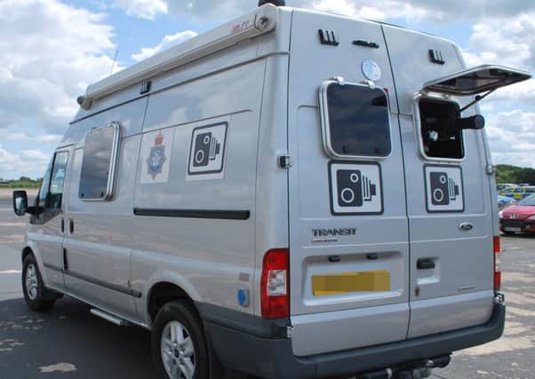 North Yorkshire Police's mobile speed camera van