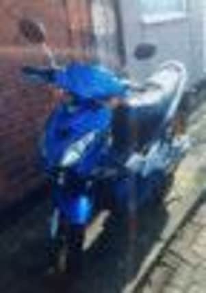 This distinctive motorbike has been stolen from a garden in Creswell.