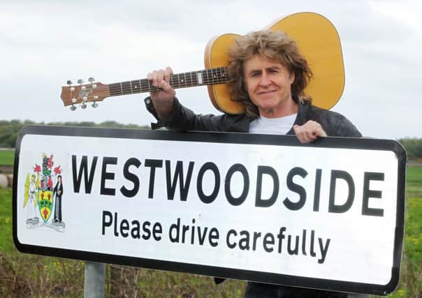 John Parr will play Westwoodside Village Hall on Saturday 20th July