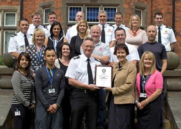 Derbyshire Fire and Rescue Service recieve ROSPA Highly Commended Emergency Service Award