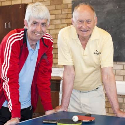 Clifford Bacon, 72 (Right) is back playing table tennis for the first time since 1958 thanks to Steve Mason, league organiser who plays at Gainsbrough Methodists Church.
26 June 2013
Image © Paul David Drabble
www.pauldaviddrabble.co.uk