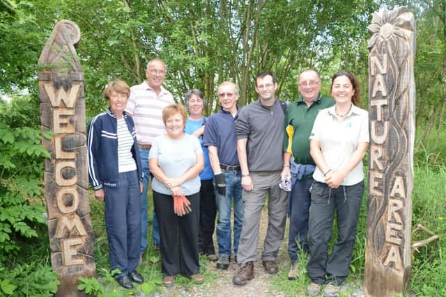Community woodland volunteers at KIverton Park Community Woodland G130712-1a