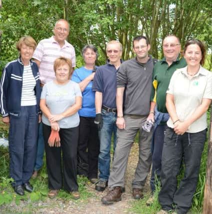 Community woodland volunteers at KIverton Park Community Woodland G130712-1b