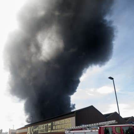 The Smoke from a fire at a plastics recycling firm in the Worthing Road area of Attercliff Sheffield could be seen right across the City on Sunday.
11 July 2013
Image © Paul David Drabble
www.pauldaviddrabble.co.uk