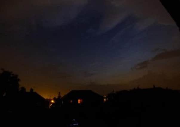 Charlotte Deane @DaisyDaysPhoto sent us this photo of the thunder storm clearing above Clowne on Monday night at 10.44pm