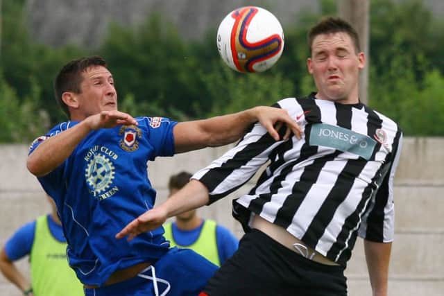 Retford United 1-2 Sutton Coldfield TownPre Season FriendlySaturday 27th July 2013Lee Holmes in action for Retford United against Sutton Coldfield Town last Saturday afternoon.Jon Knight 07825 047766