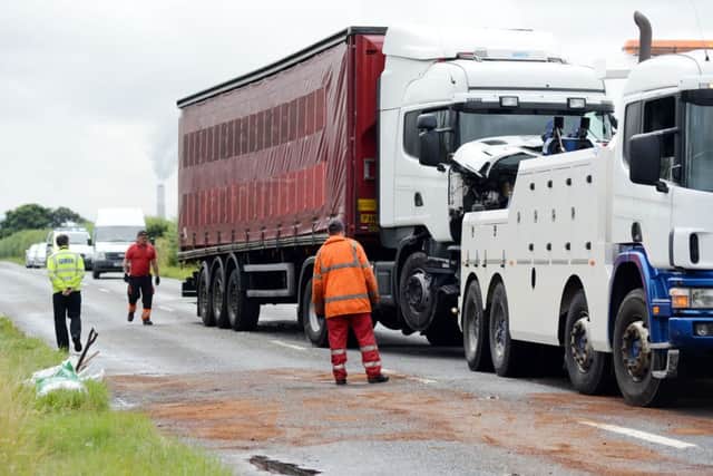 Fatal crash on the A156 near Gainsborough G130731-2a