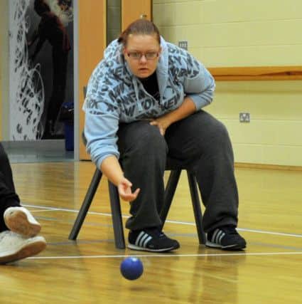 The S.A.N.D Sports Club held a disability sport taster session at Worksop Leisure Centre (w130806-2e)