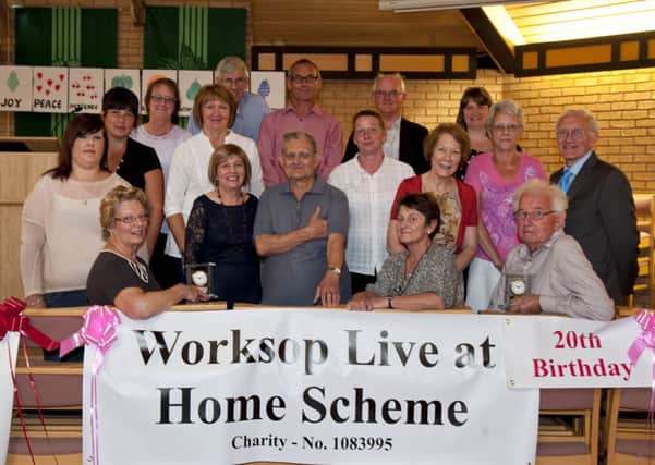 The Worksop Live At Home Scheme celebrated its 20th anniversary on Monday