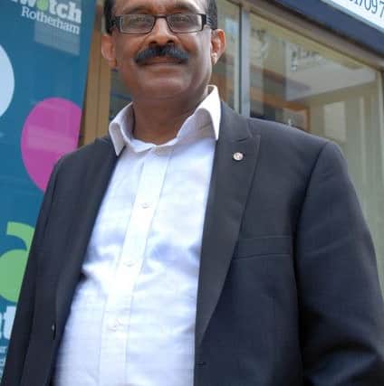 The newly-appointed Chair of Healthwatch Rotherham Naveen Judah
